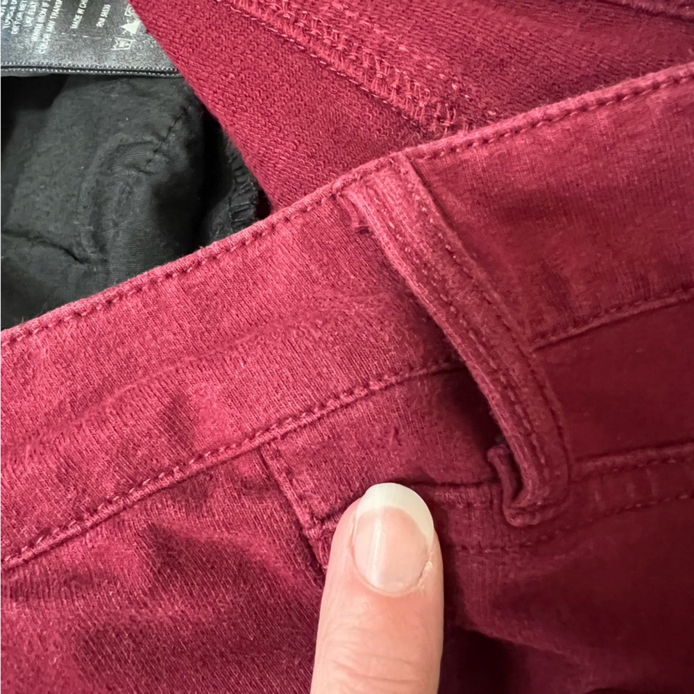 Kut From The Kloth Ultra Skinny Pants Size 2 Red Jennifer - Picture 15 of 15